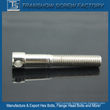 Nickle Plated Round Head Bolt with Hole